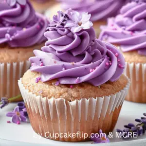sweet lavender cupcakes