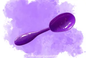 ice cream scoop for measuring cake batter